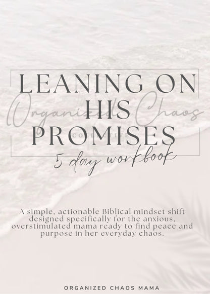 Leaning on His Promises 5 Day Workbook - EBOOK