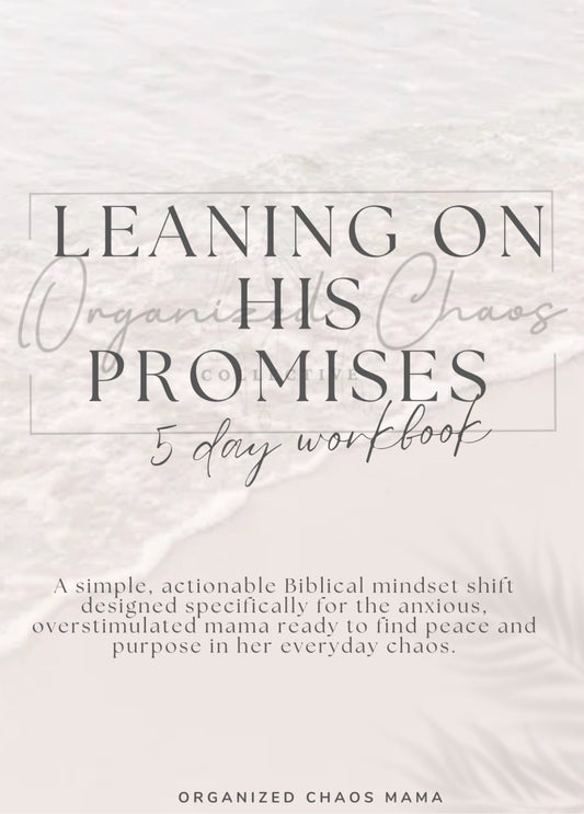 Leaning on His Promises 5 Day Workbook - EBOOK
